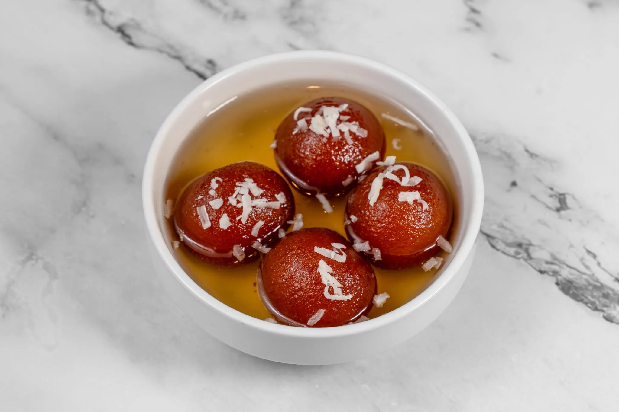 Delicious Gulab Jamun at Spicy Hut in Edmonton, AB